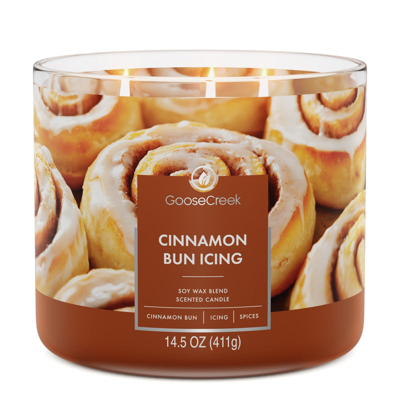Cinnamon Bun Icing 3-Wick Candle Studio 6-0150